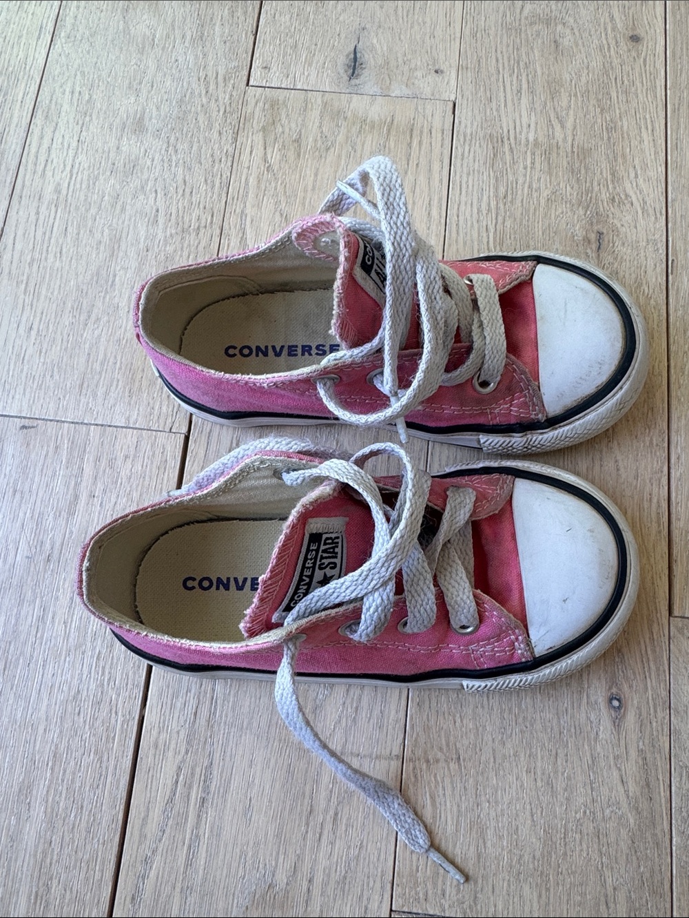 Converse Pink Kids Low Top Sneakers